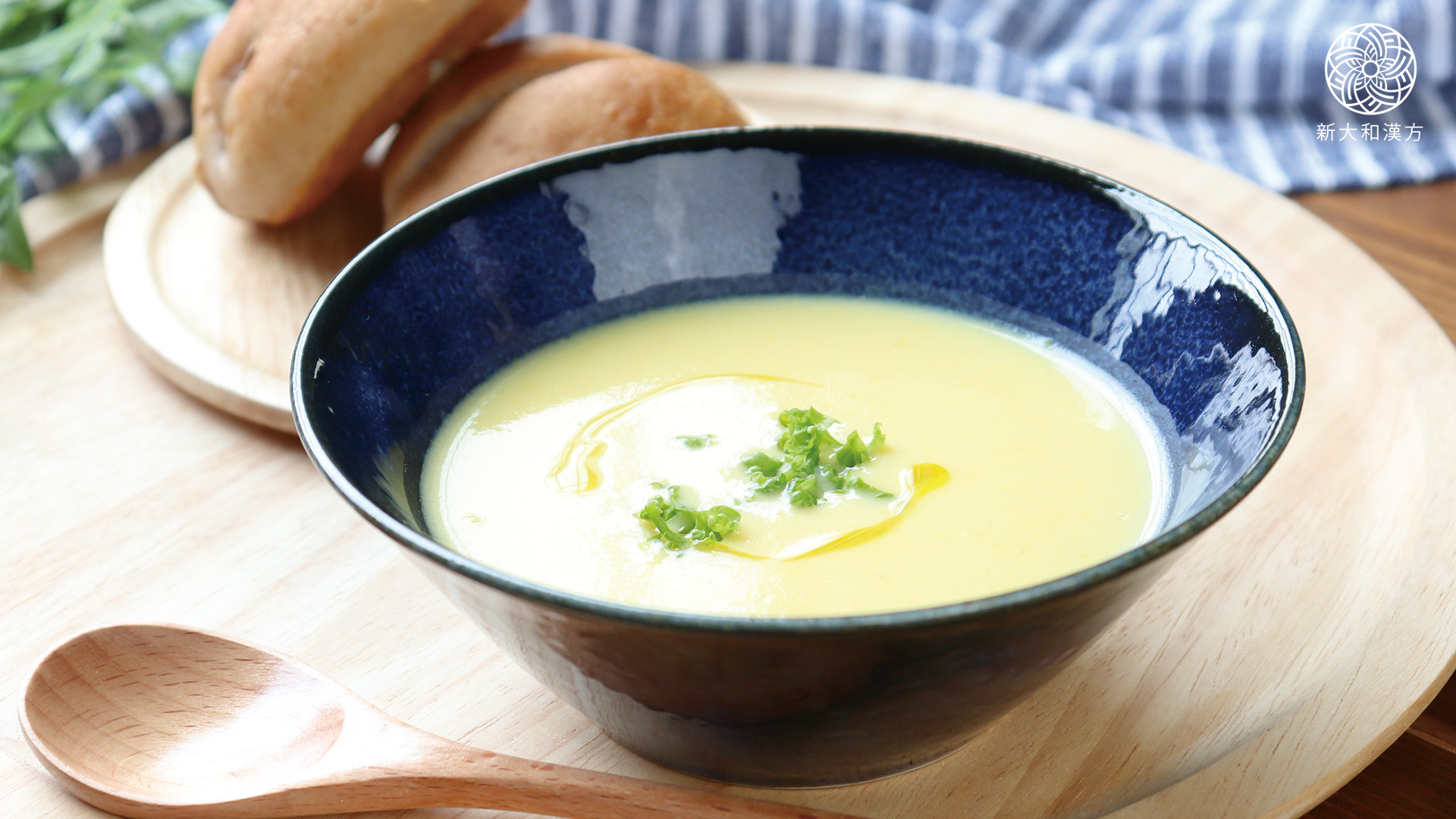 体に優しい　冷製とうもろこしスープ